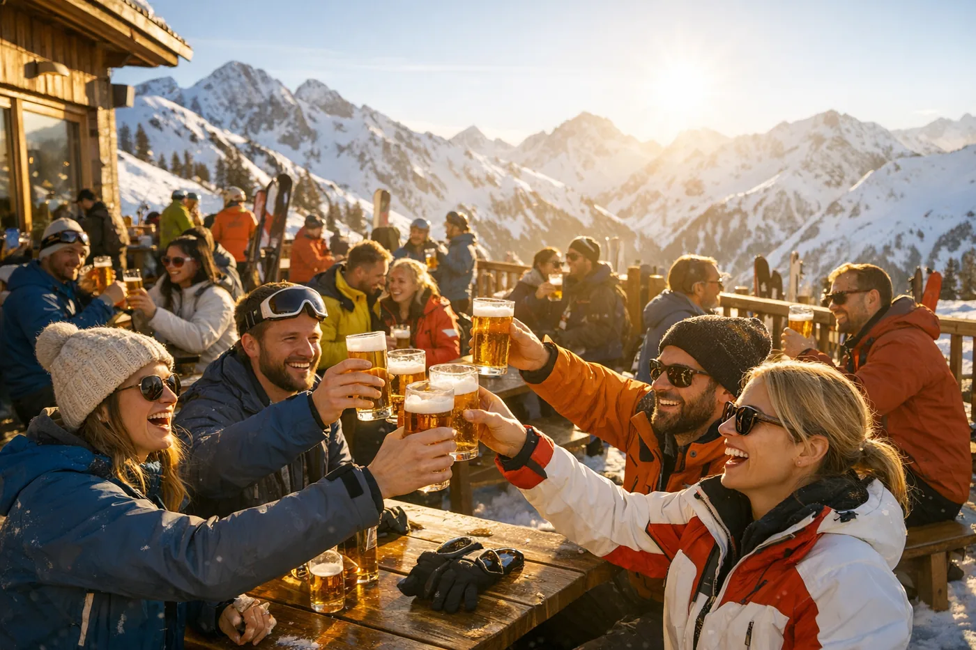 Afterski i Alpene