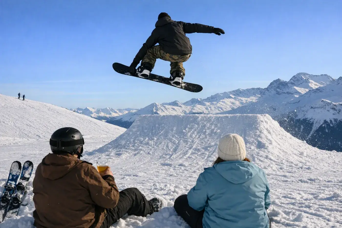 Skikjøring i Flims Laax Falera