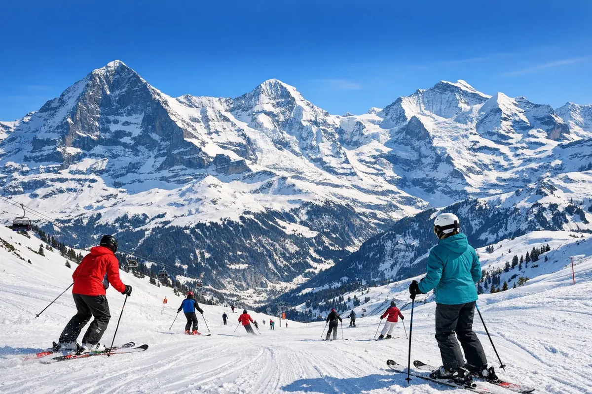 Skikjøring i Grindelwald