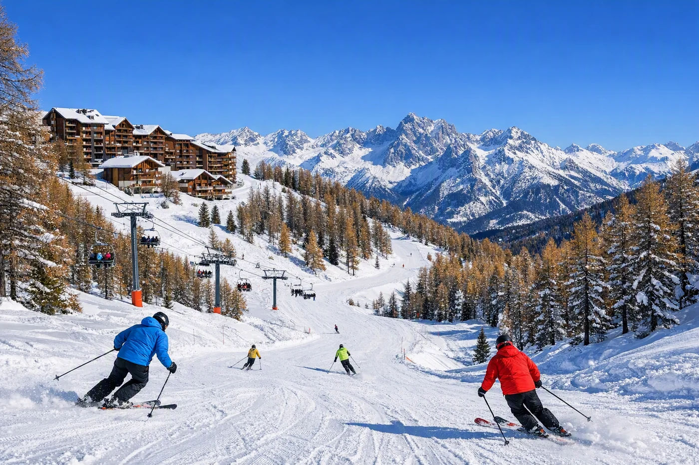 Skiferie i Risoul i Frankrike