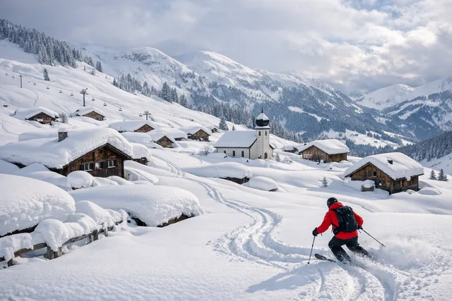 Skiferie i Damüls