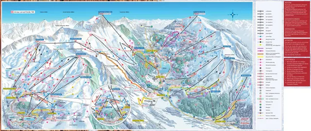 Løypekart Lenzerheide