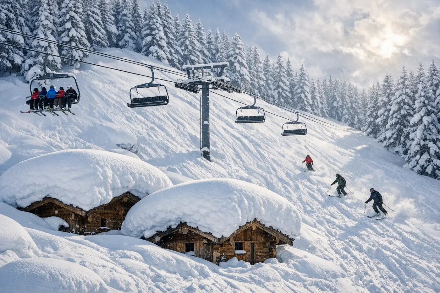 Skiferie i Hochfügen i Østerrike
