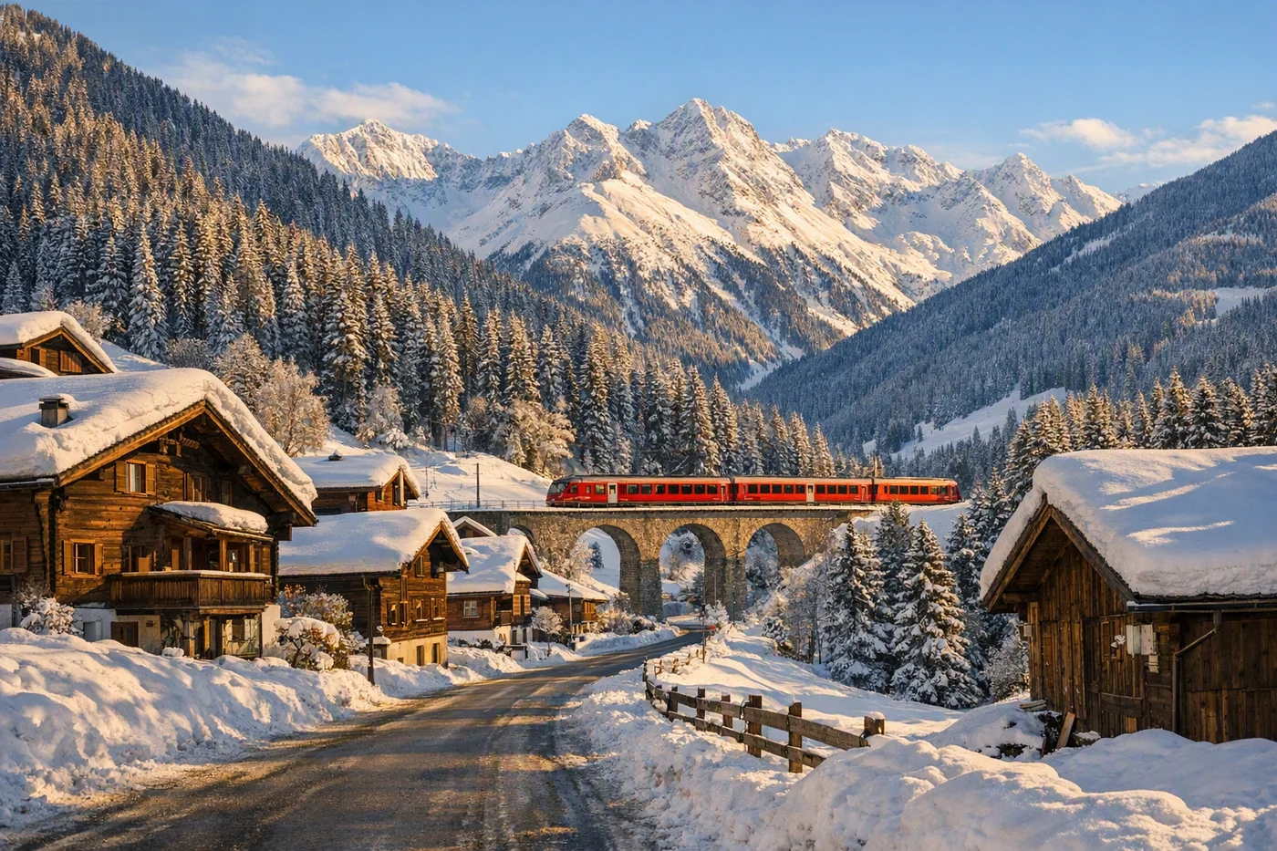 Skiferie i Klosters i Sveits