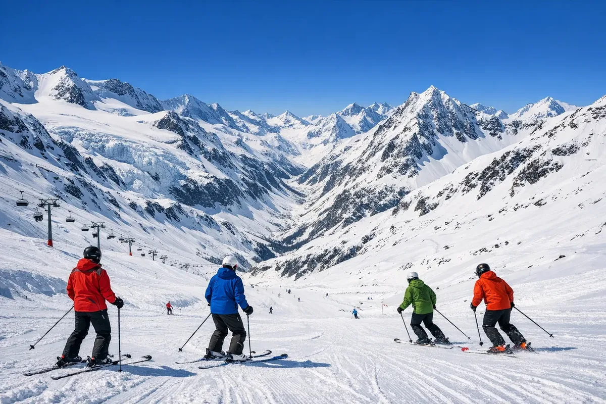 Skikjøring i Obergurgl