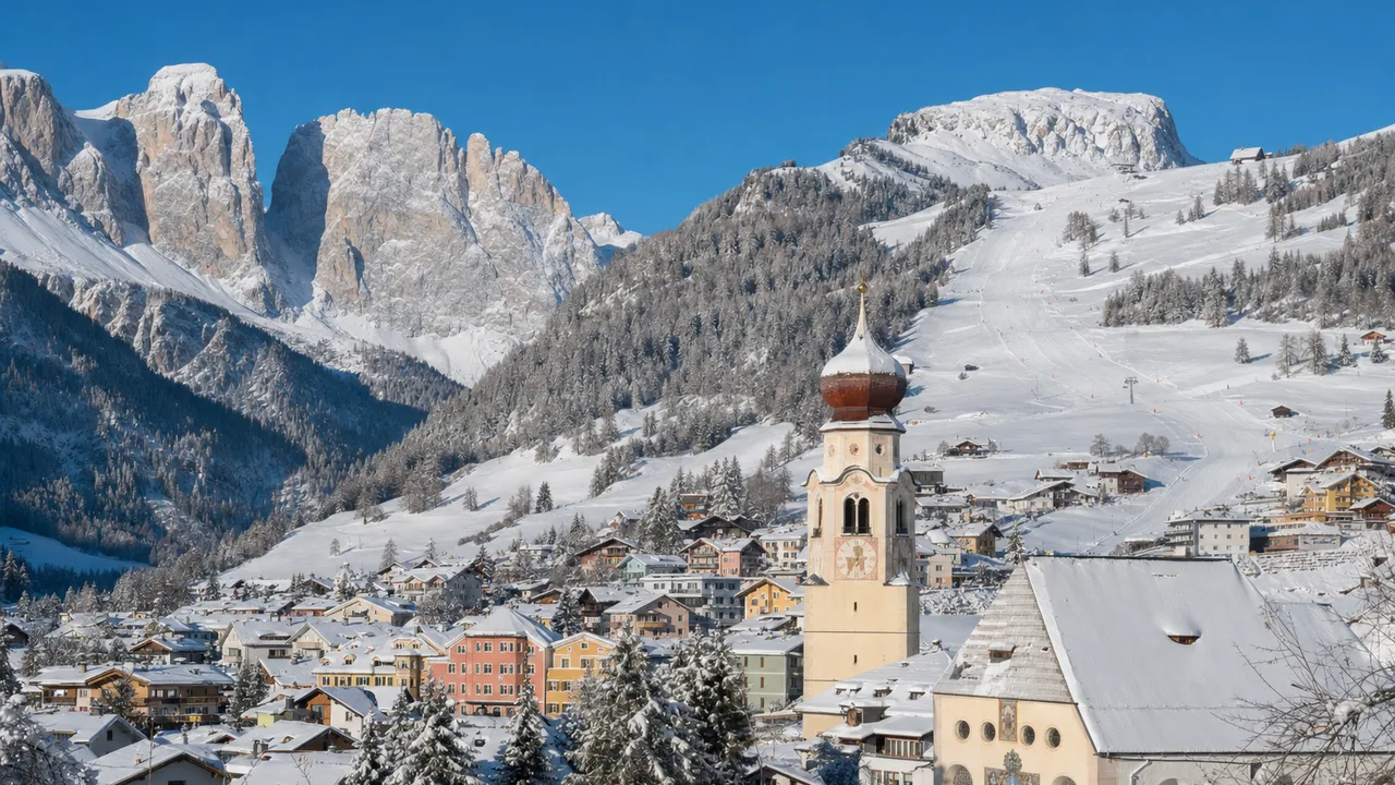 Skiferie i Ortisei i Italia