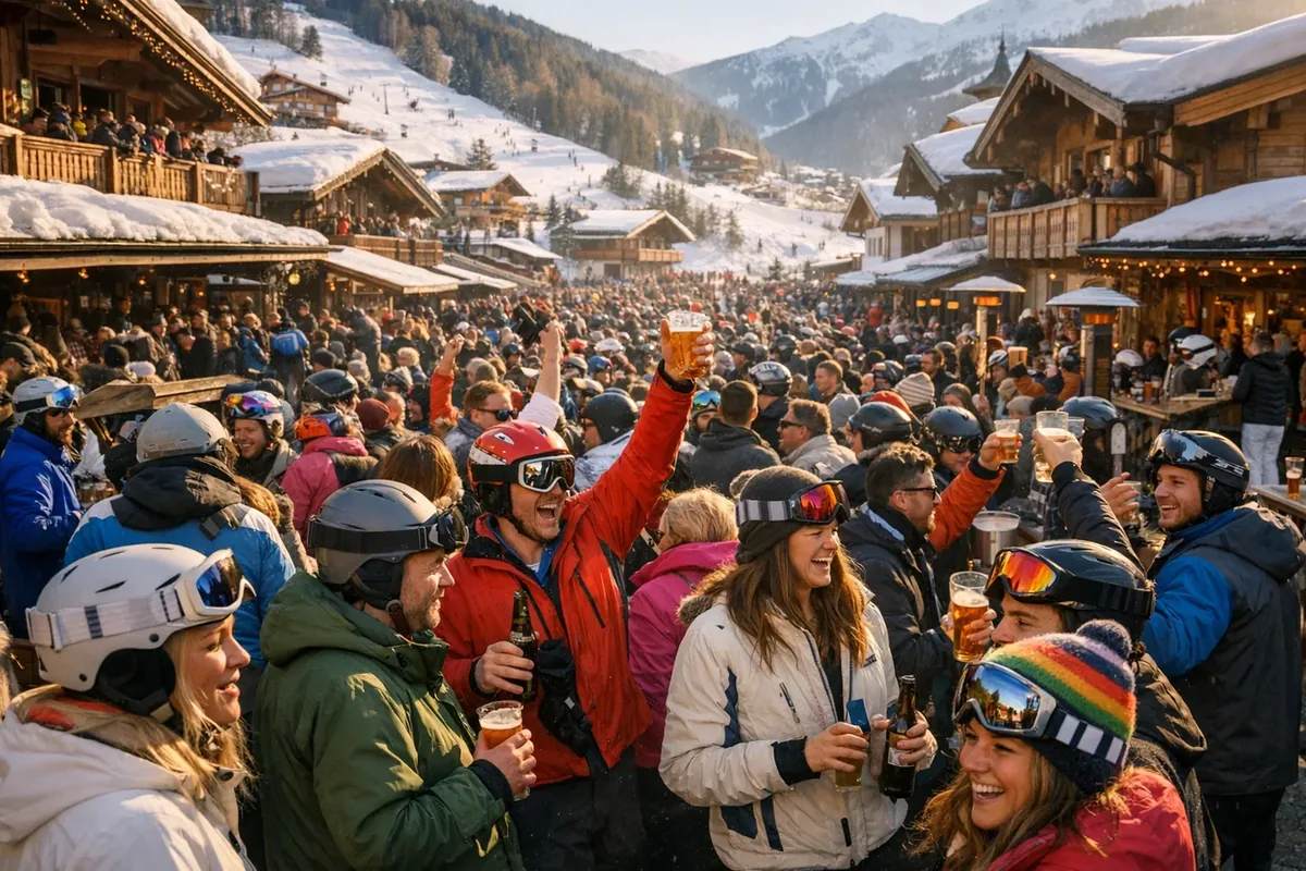 Skikjøring i Saalbach